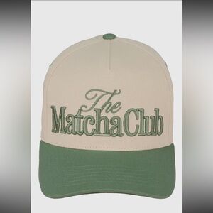 The Matcha Club Embroidered
Trucker Cap